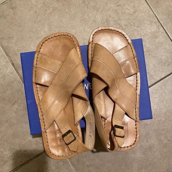 Men’s leather sandals by Lavorazione Artigiana, size 42 main image 5